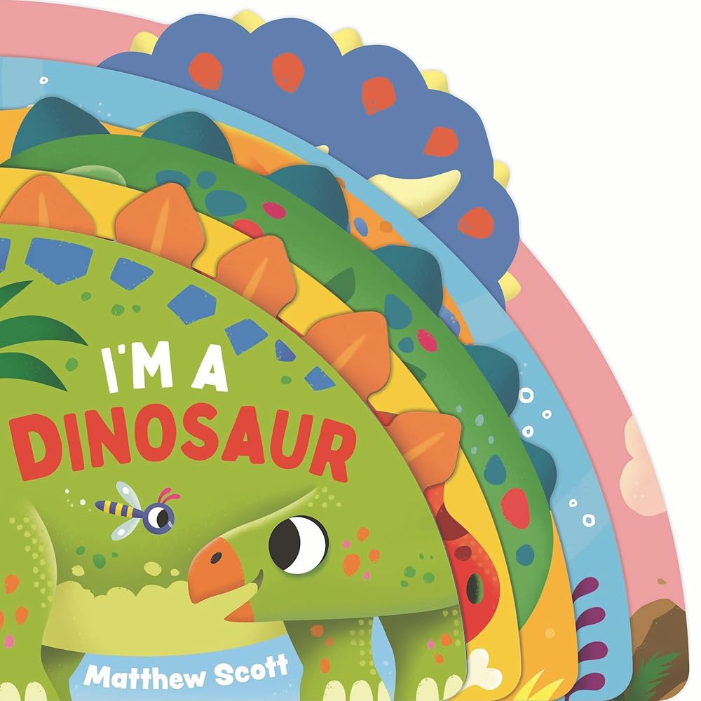 I'm a Dinosaur (I'm A... Shaped Board Book Series) cover image