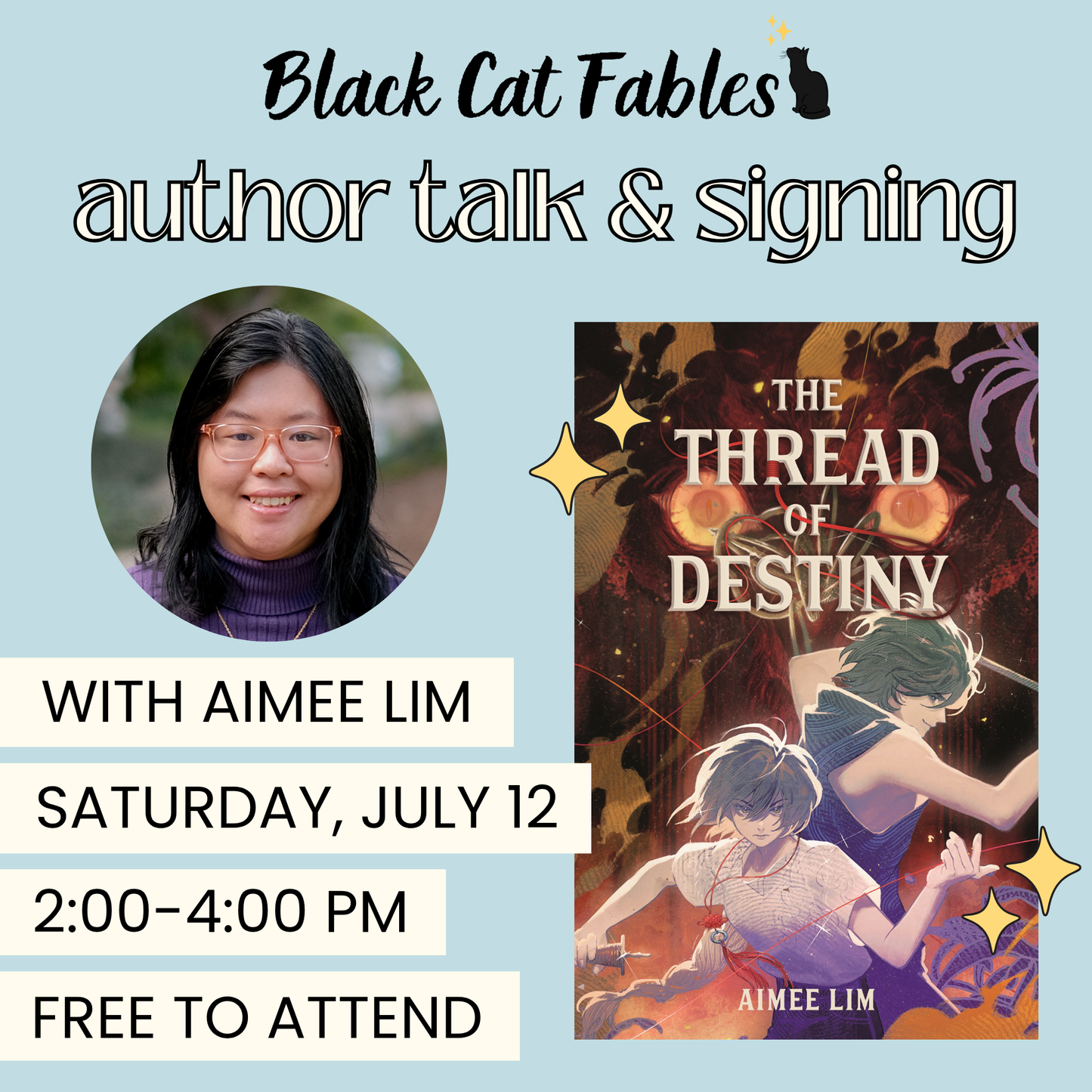 07/12/2025 - The Thread of Destiny: Author Talk with Aimee Lim