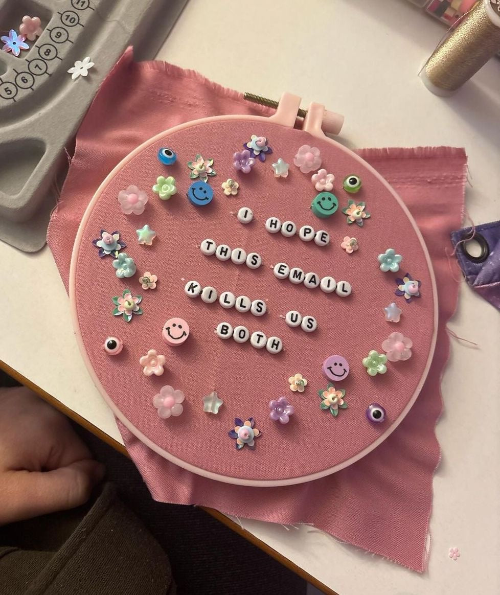 Workshop - 06/14/2025 - Embroidery Hoop Beaded Art