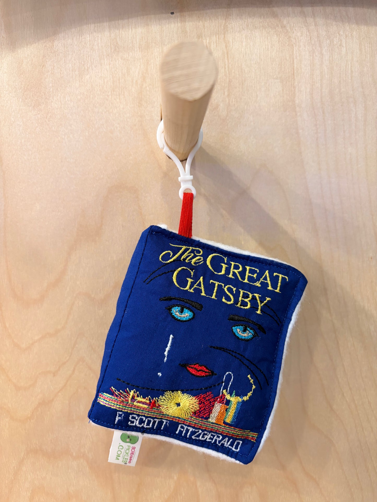 Handmade Book Bag Charm
