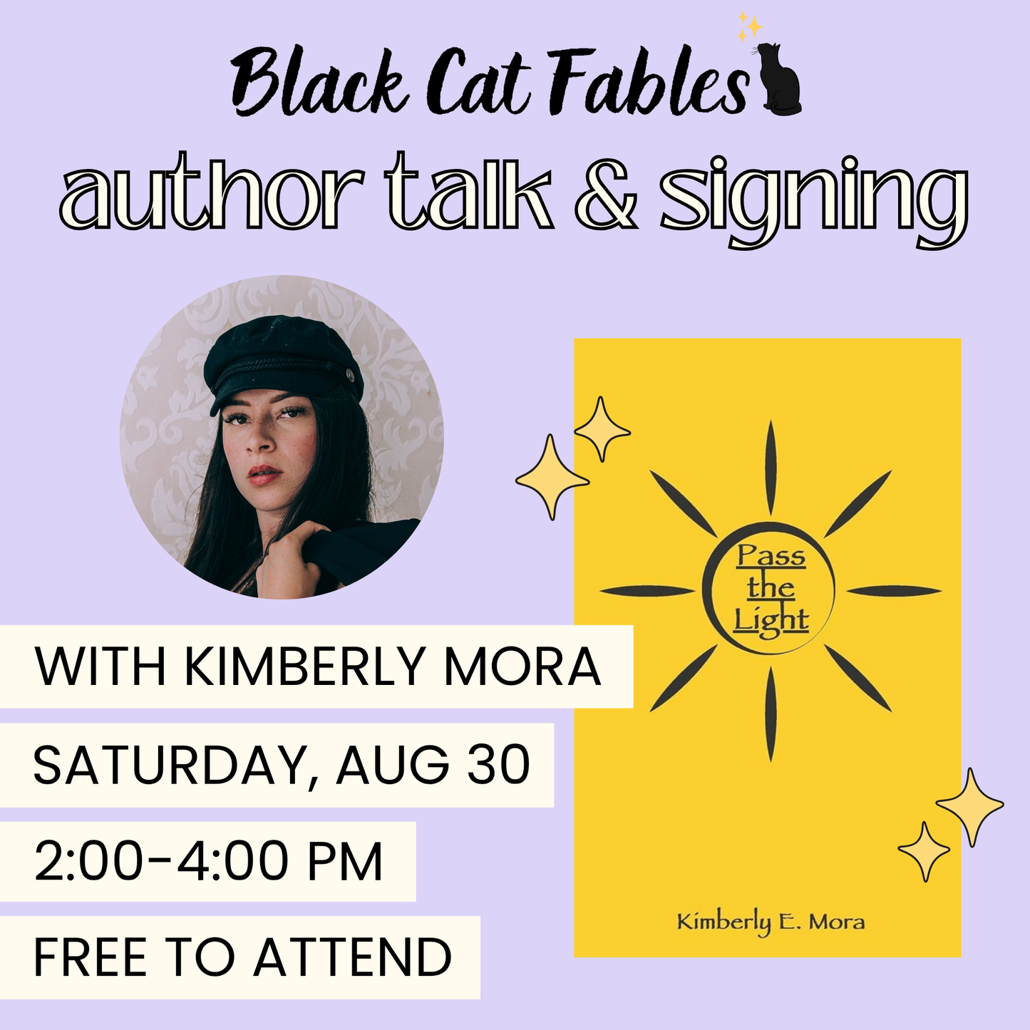 08/30/2025 - Pass the Light: Author Talk with Kimberly Mora