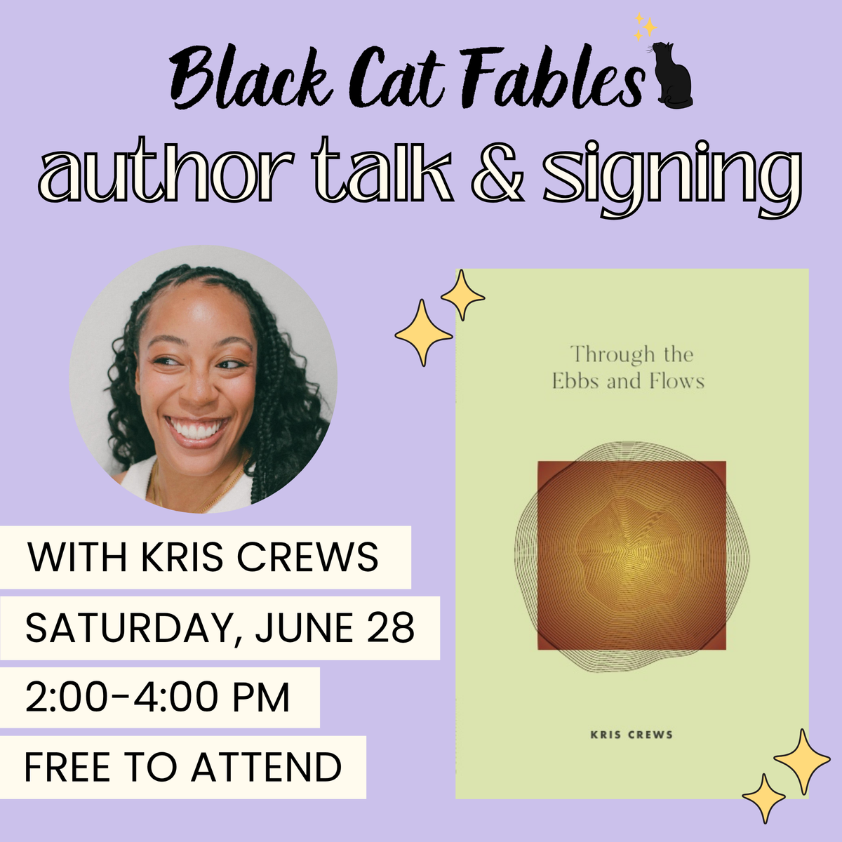 06/28/2025 - Through the Ebbs & Flows: Author Talk & Signing with Kris Crews