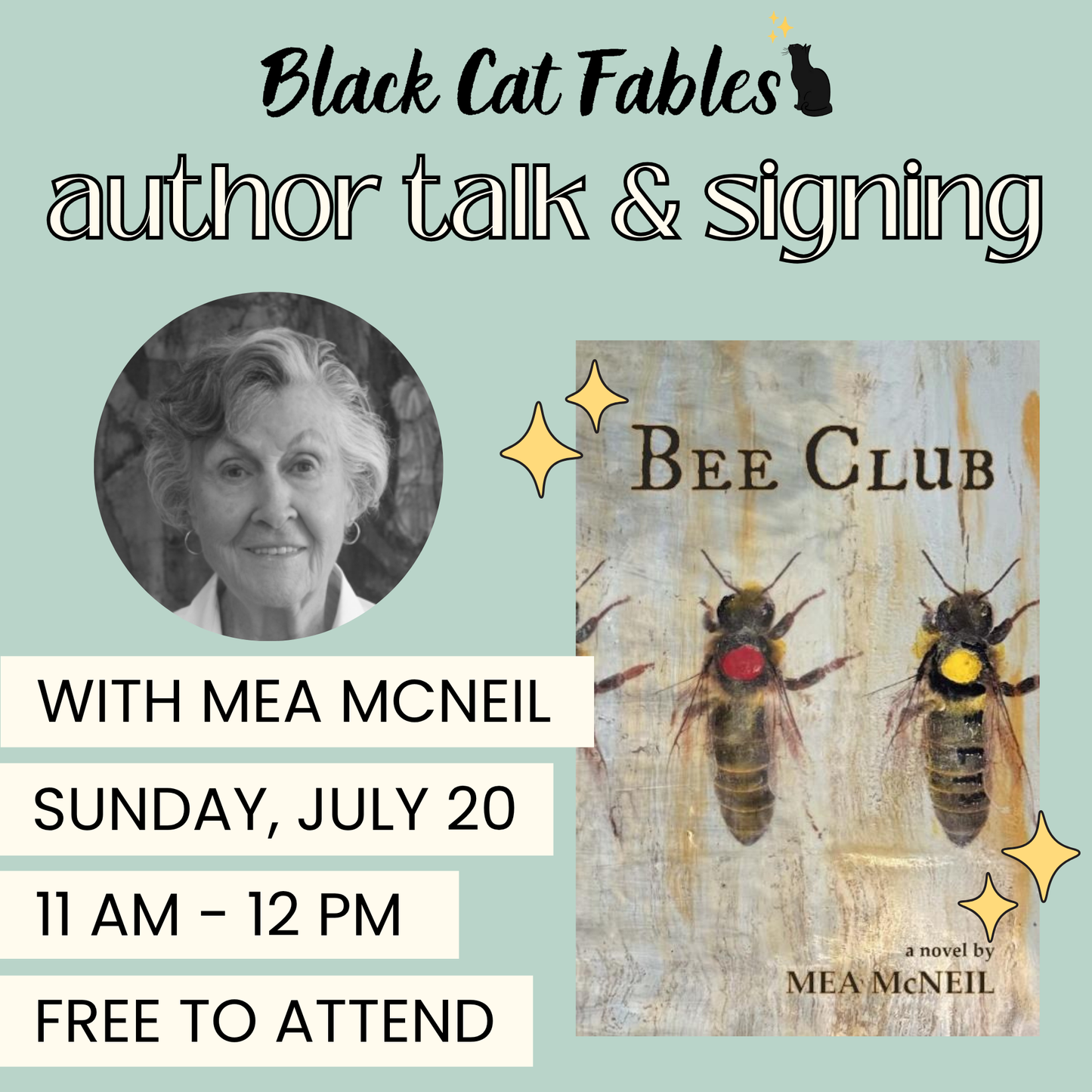 07/20/2025 - Bee Club: Author Talk with Mea McNeil