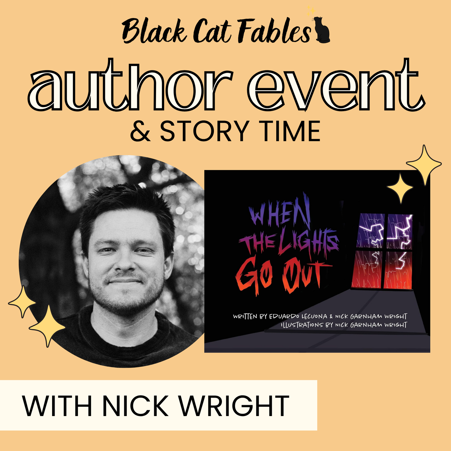 10/24/2026 - When the Lights Go Out: Story Time & Book Signing with Nick Wright