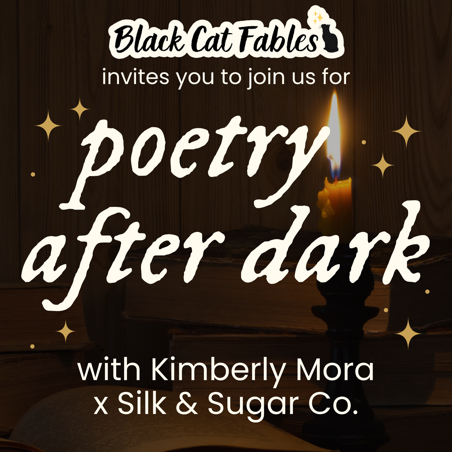 08/29/2026 - Poetry After Dark with Kimberly Mora x Silk & Sugar Co.