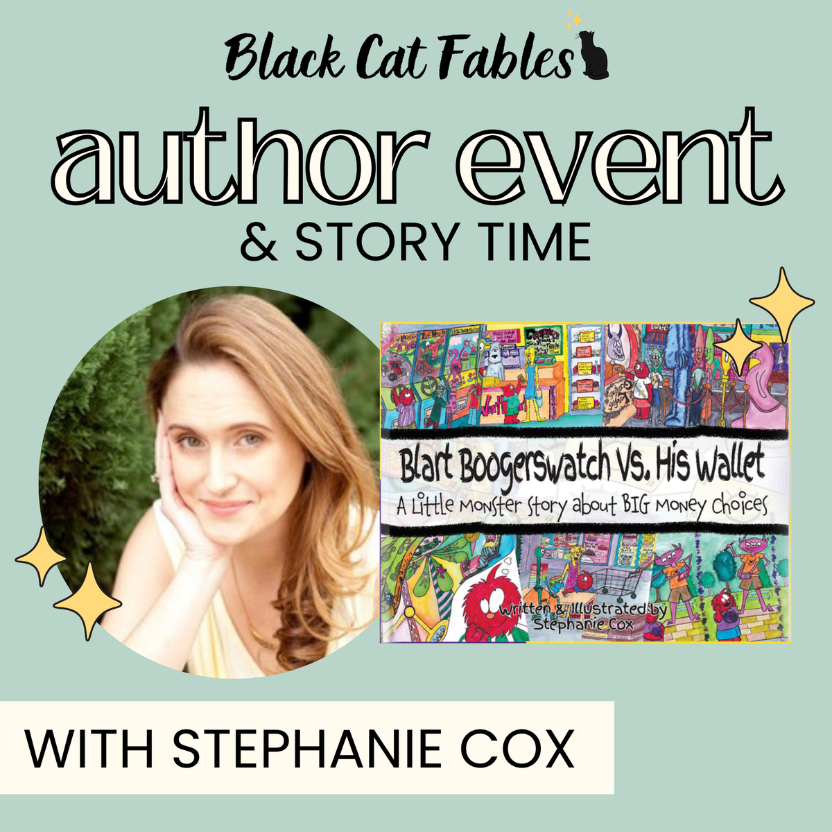 09/26/2026 - Blart Boogerswatch Vs. His Wallet: Story Time & Book Signing with Stephanie Cox