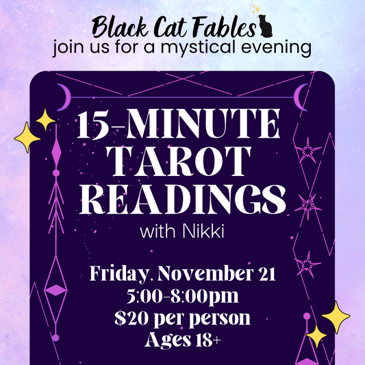 11/21/2025 – 15-Minute Tarot Readings with Nikki
