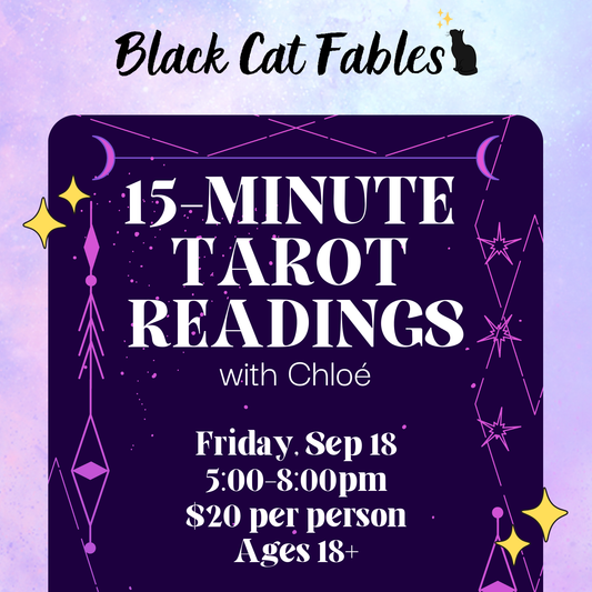 09/18/2026 – 15-Minute Tarot Readings with Chloé