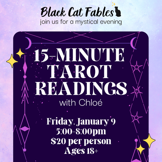 01/09/2026 – 15-Minute Tarot Readings with Chloé