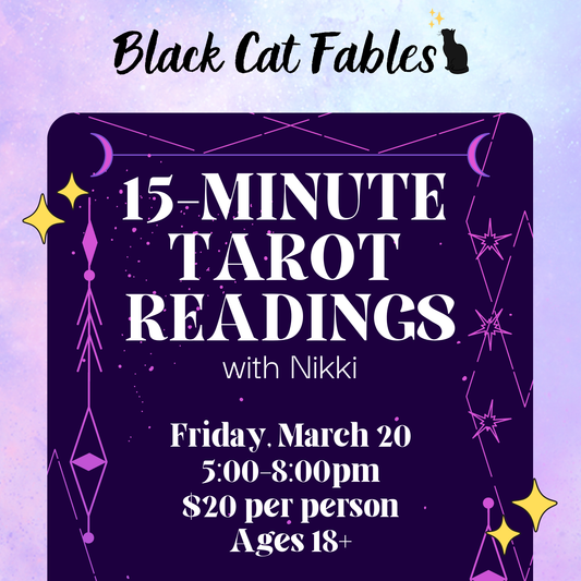 03/20/2026 – 15-Minute Tarot Readings with Nikki