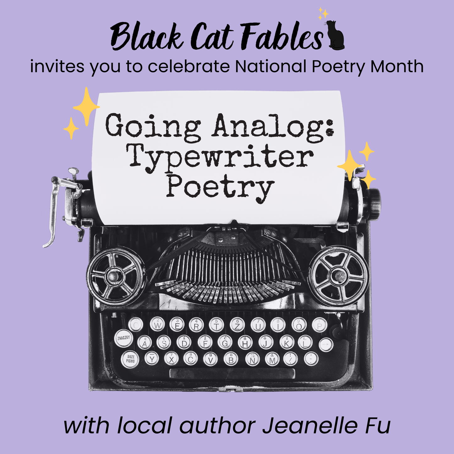 04/17/2026 - Going Analog: Typewriter Poetry
