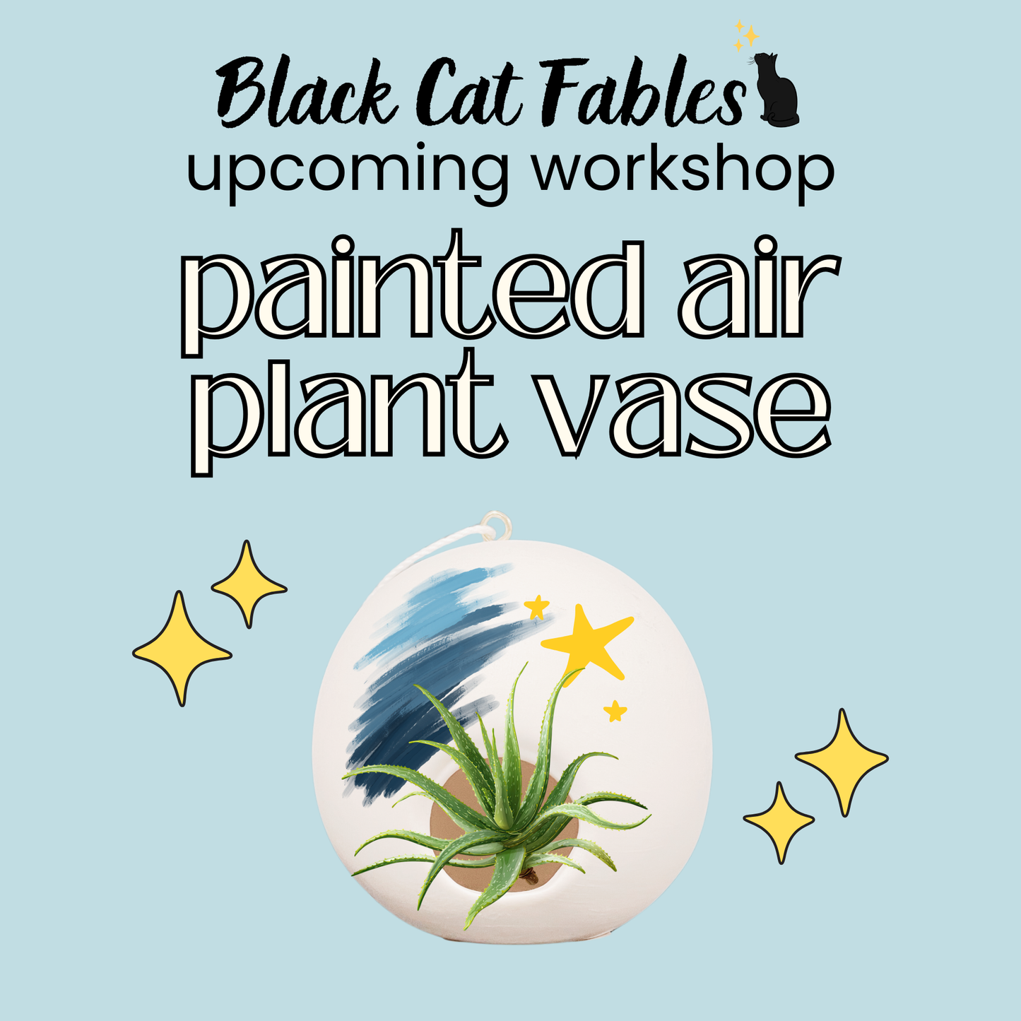 07/11/2026 - Painted Air Plant Vase