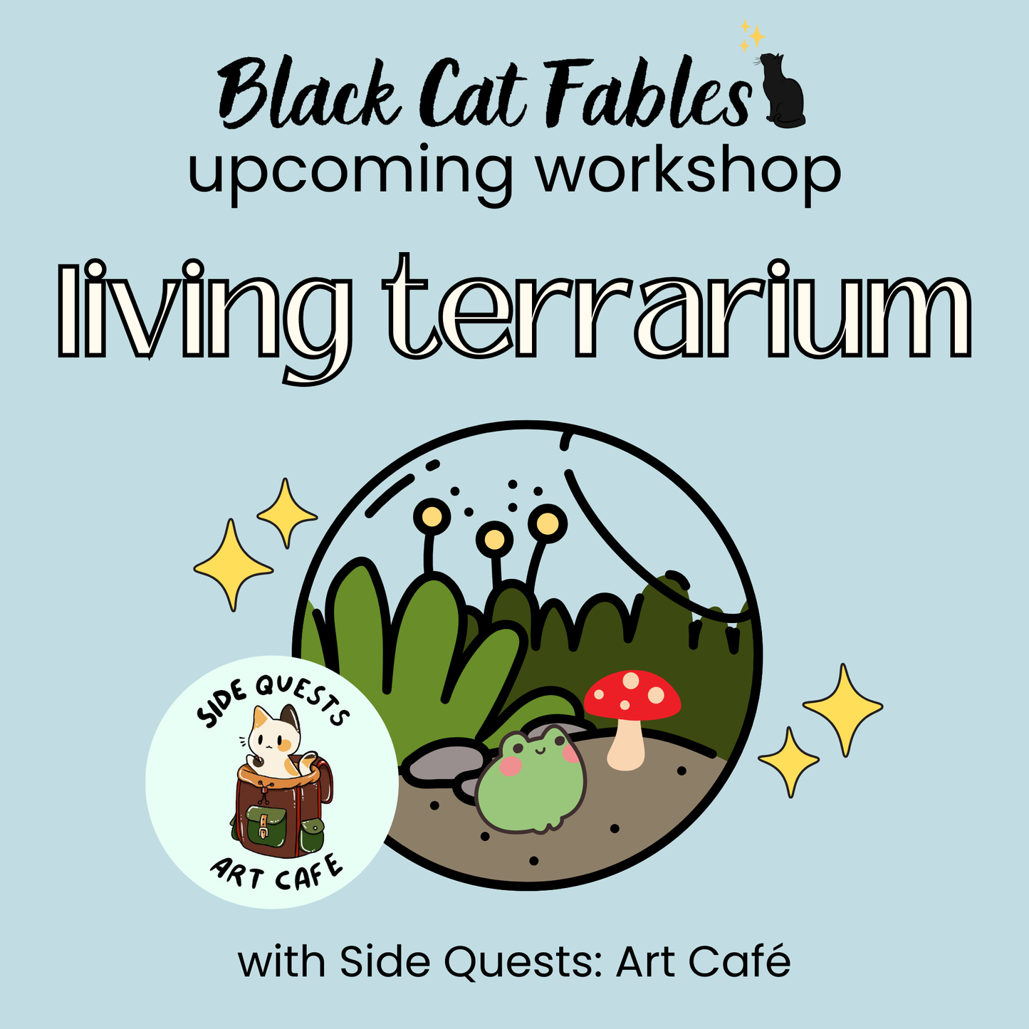 Workshop - 05/08/2026 - Terrarium with Side Quests: Art Café
