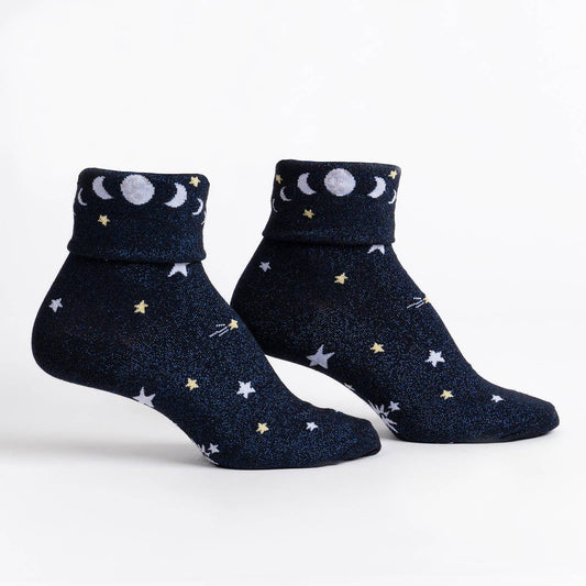 Turn Cuff Crew Sock: Just A Phase