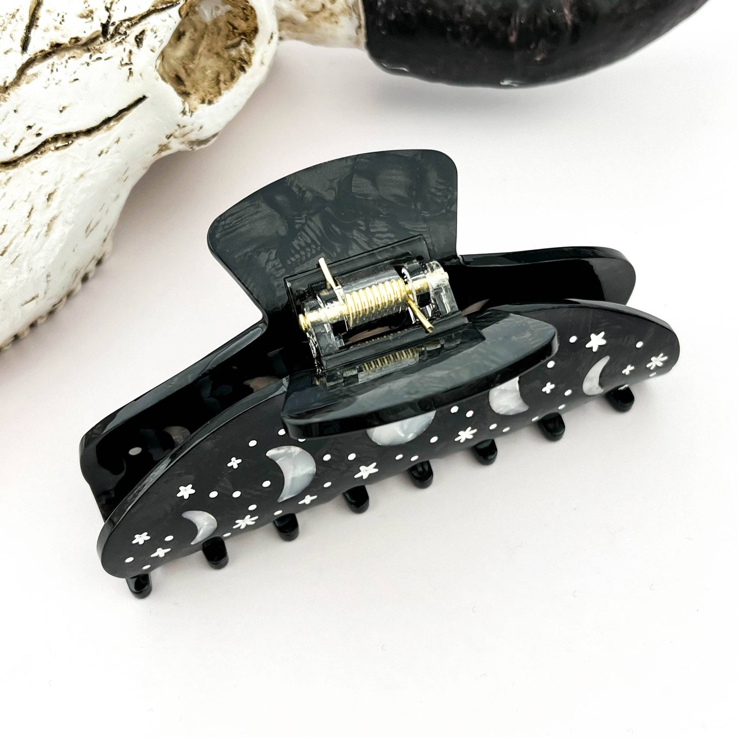 Moon Phases Hair Claw Clip