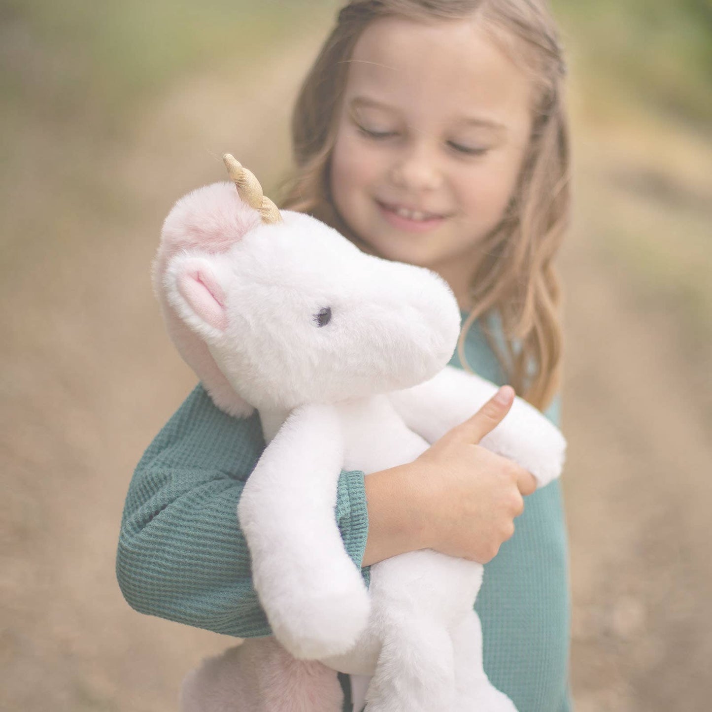World's Softest Lushee 16 inch - Unity White Unicorn Plush