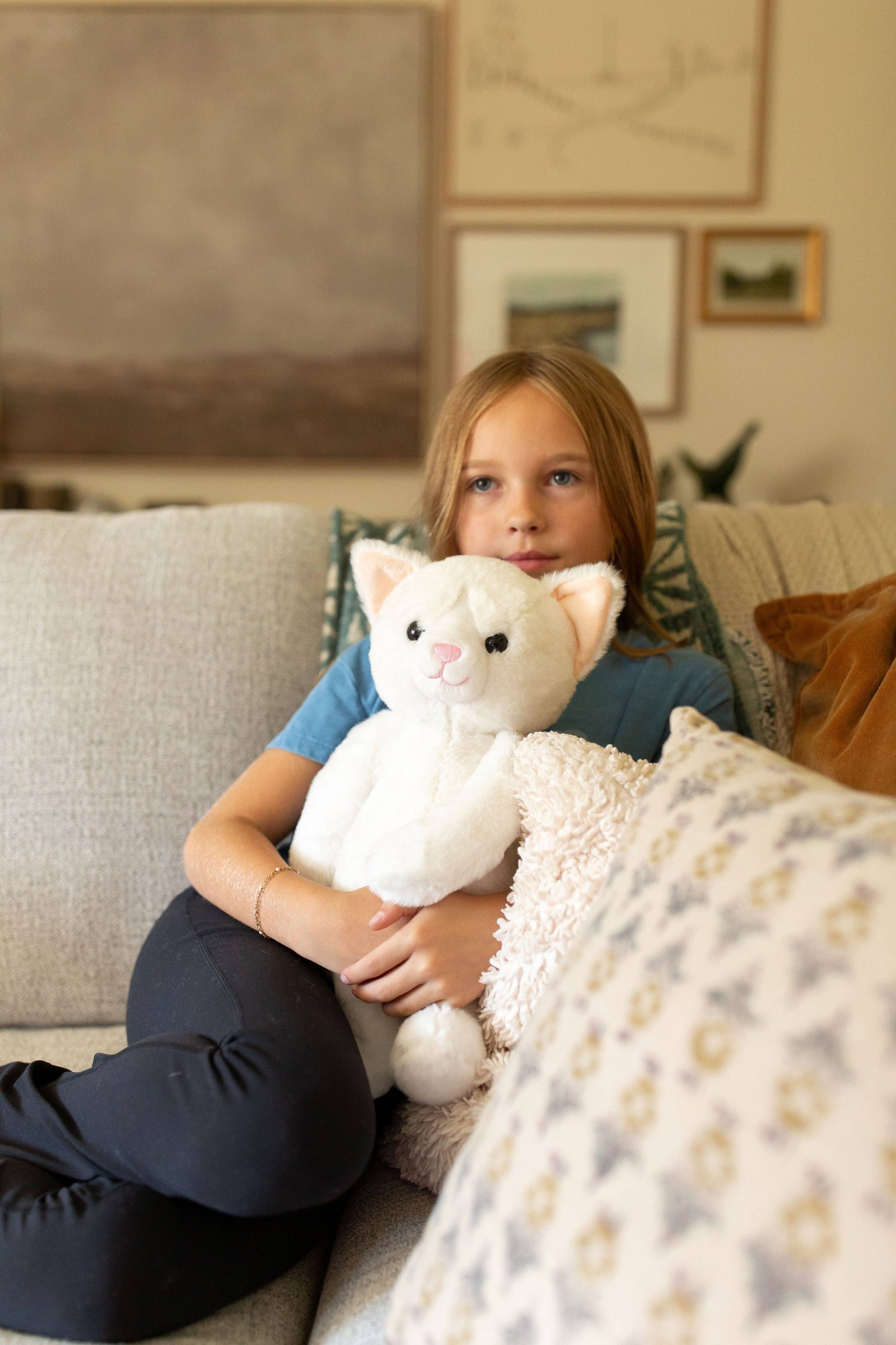 World's Softest Lushee 16 inch - Karing Kitty WHT Plush Toy