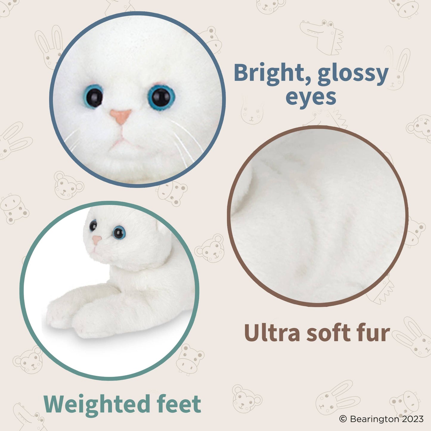 Lil' Muffin the White Cat