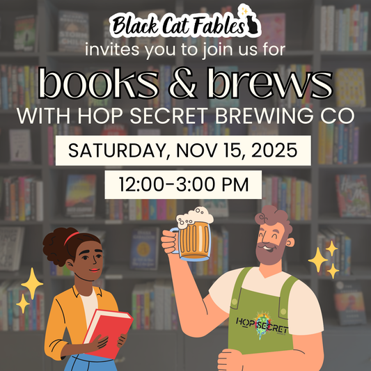 11/15/2025 - Books & Brews with Hop Secret Brewing