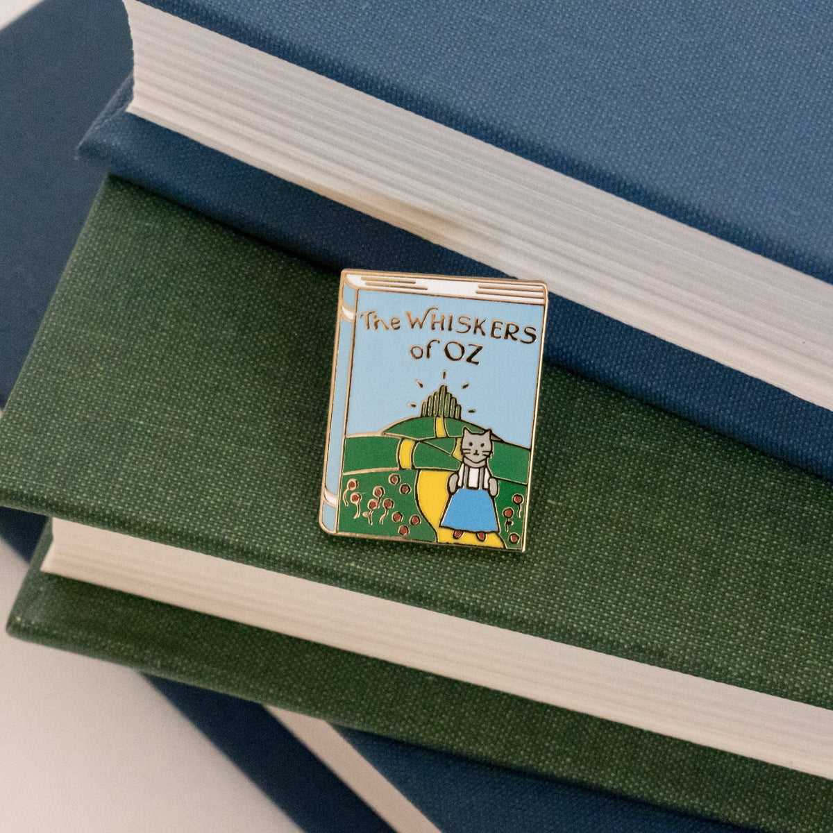 The Whiskers of Oz Enamel Pin