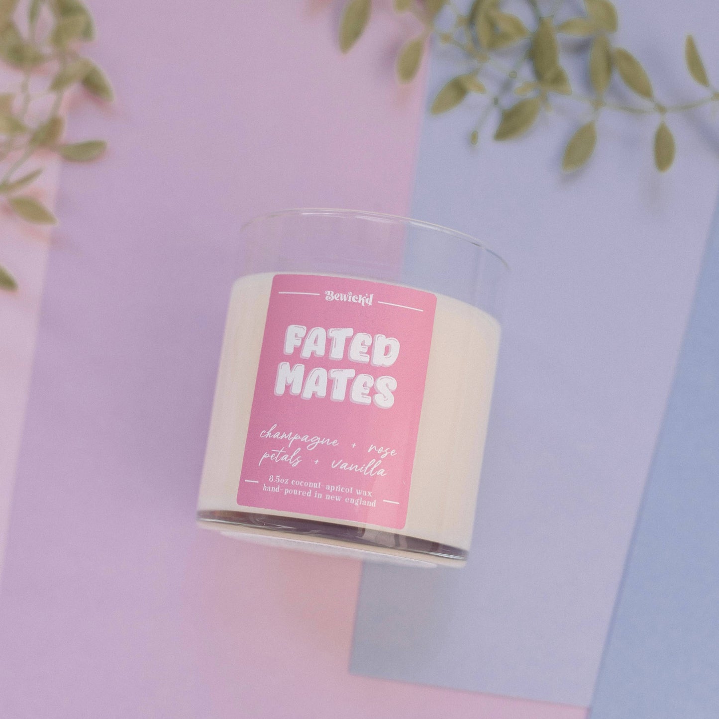 Fated Mates Candle - Book-Inspired Luxury Coconut Apricot Wax