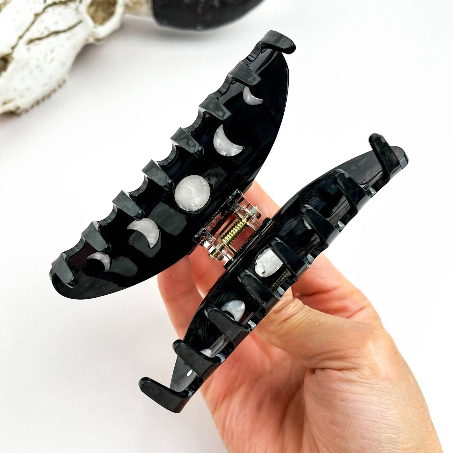 Moon Phases Hair Claw Clip