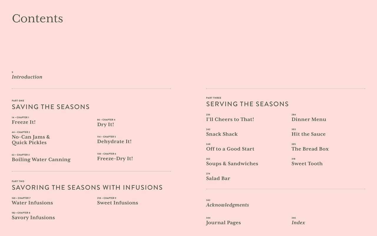Preserving the Seasons by Holly Capelle