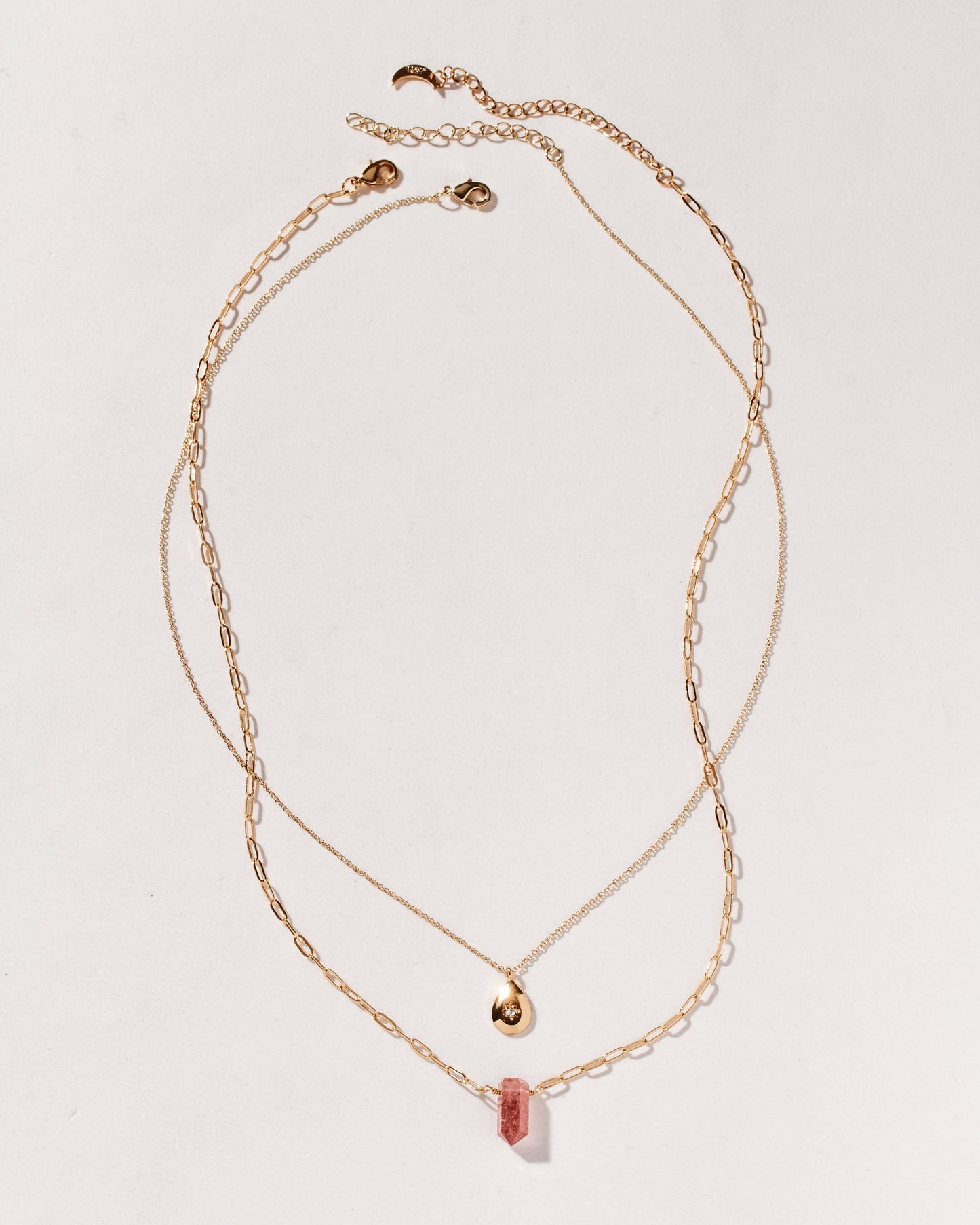 Golden Drip Necklace Set