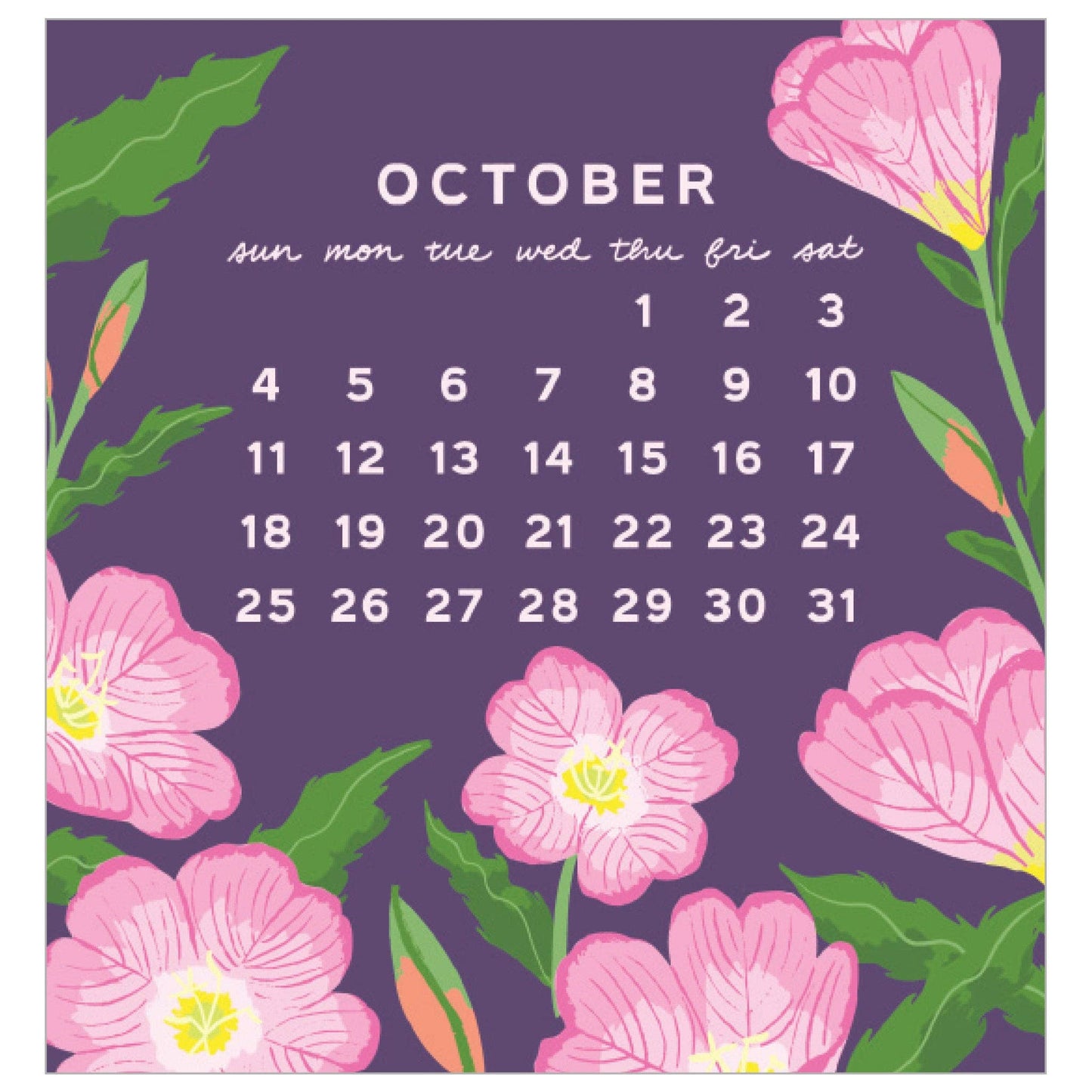 2026 Blossom Mini Calendar