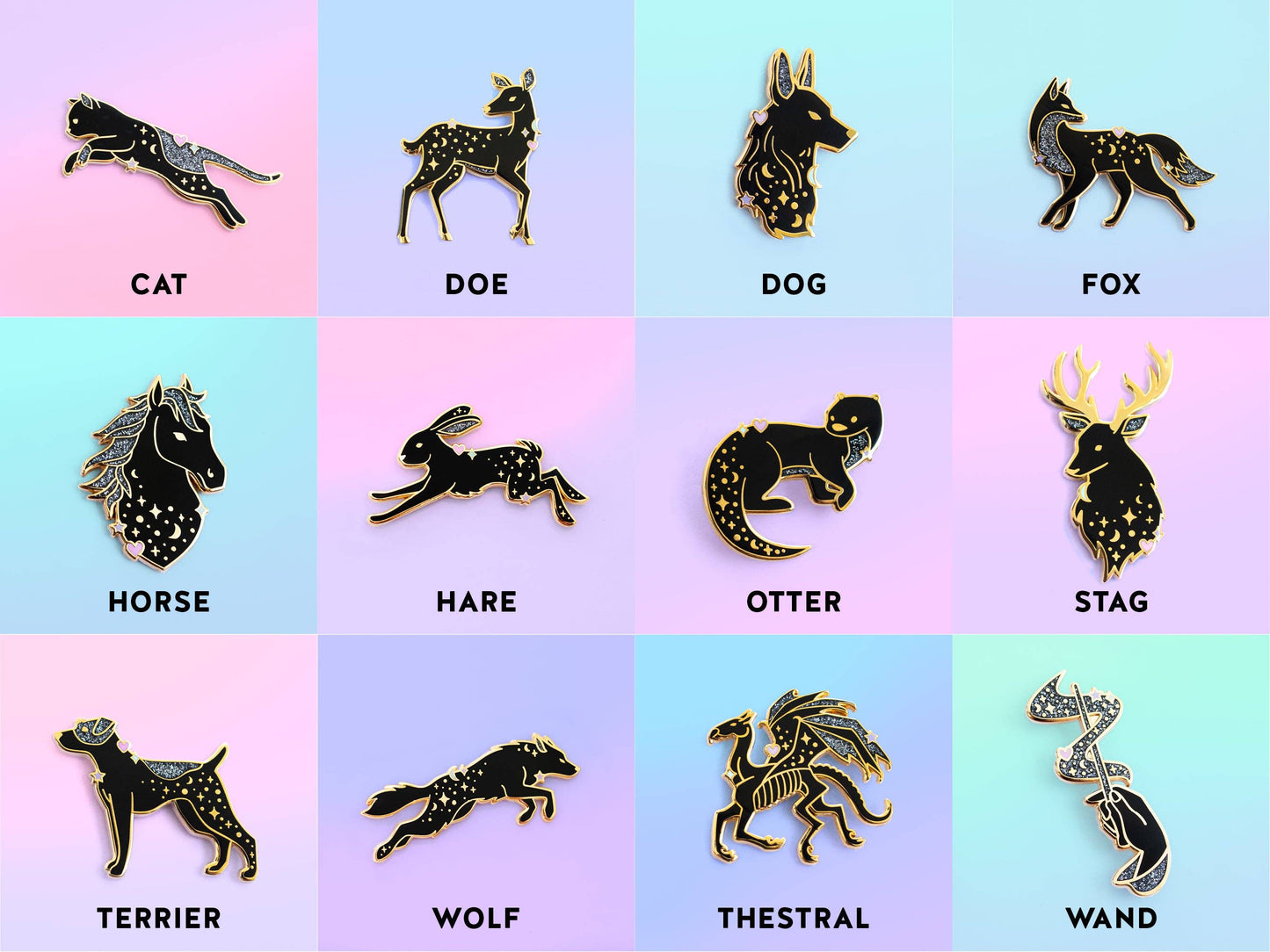 Magical Wolf Enamel Pin