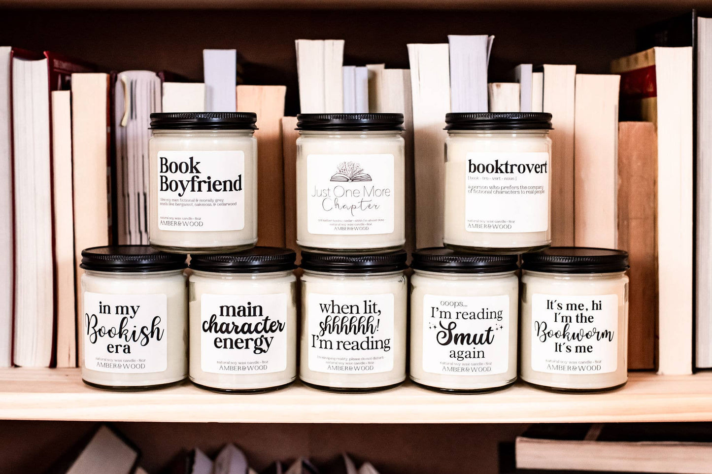 Booktrovert | Bookish Soy Candle